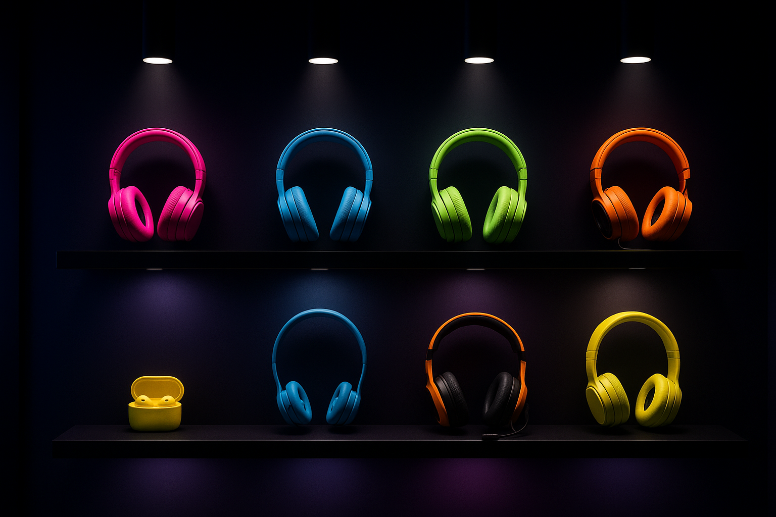 brighter colors headphones