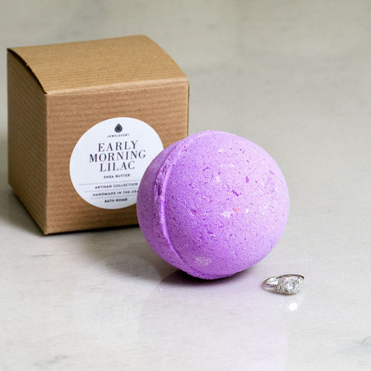 Early Morning Lilac 10oz Jewelry Bath Bomb - SkyWaves