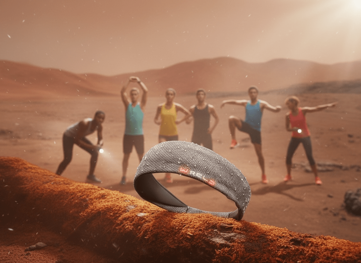 Non Slip Sweat - band, Fitness, Running, Tennis Headband, Lightweight Sweat Wicking Hair - band - SkyWaves