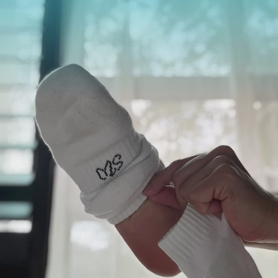 Cotton Ankle Socks - White - Coolmax Technology - SkyWaves