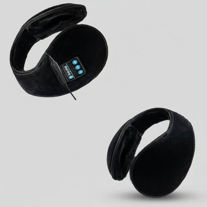 Wireless Bluetooth Earmuffs - Winter Ear Warmers with Built - in Speakers & Mic - SkyWaves
