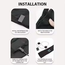 Wireless Bluetooth Headband Sleeping Headphones Sports Earphone/Headscarf Music Hat with HD Stereo Speakers Eye Mask - SkyWaves